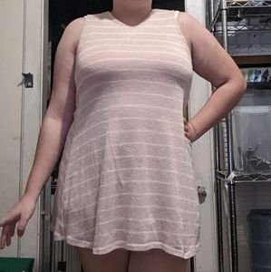 Pastel Pink Sparkly Childrens Dress